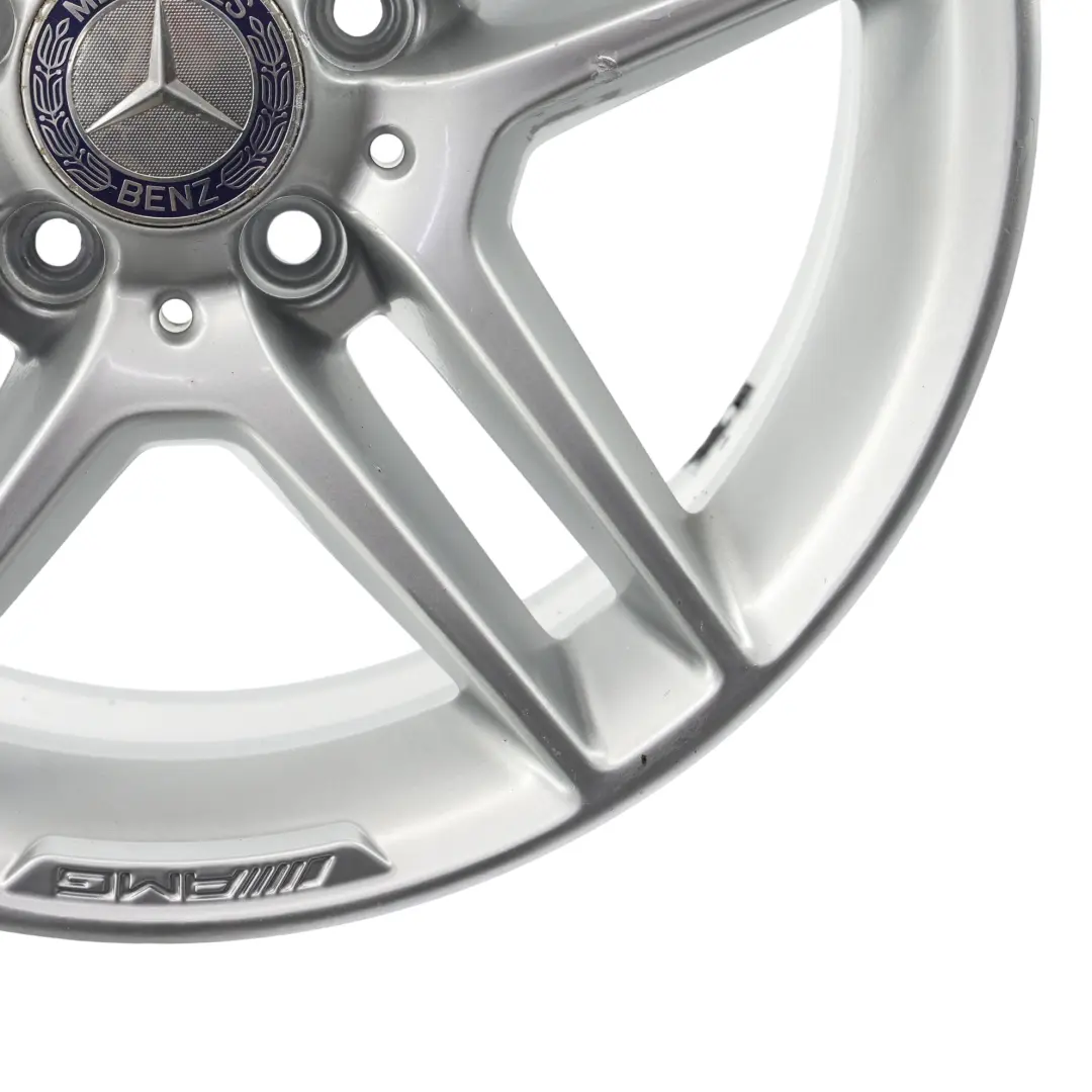 Alloy Wheel Rim 17" 8.5J ET:58 5 Double Spoke to Mercedes W204 AMG Rear with Part number A2044019702 Mercedes W204 AMG Rear Alloy Wheel Rim 17" 8.5J ET:58 5 Double Spoke - SKU A2044019702-3 - Part number A2044019702