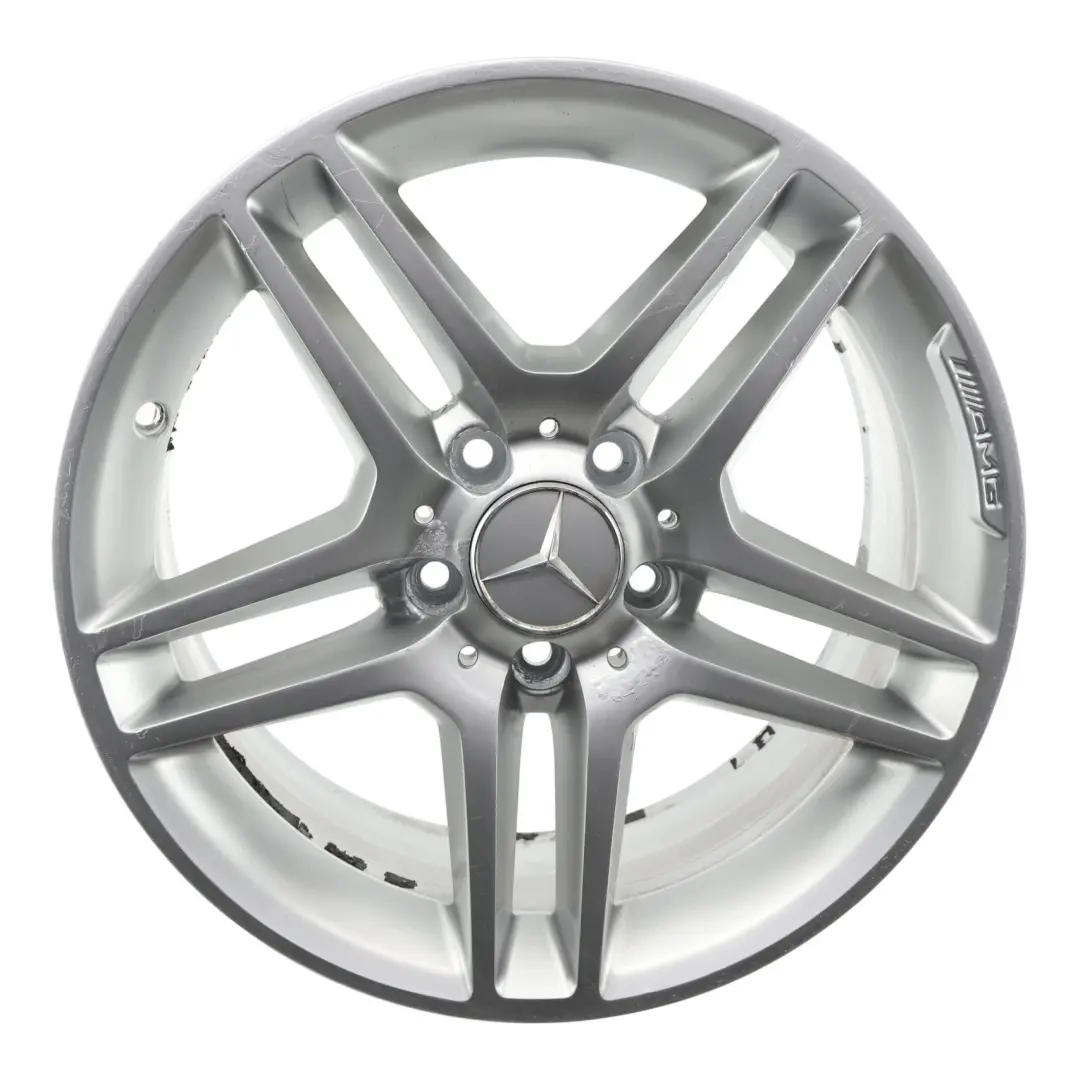 Alloy Wheel Rim 17" 8.5J ET:58 5 Double Spoke to Mercedes W204 AMG Rear with Part number A2044019702 Mercedes W204 AMG Rear Alloy Wheel Rim 17" 8.5J ET:58 5 Double Spoke - SKU A2044019702-4 - Part number A2044019702