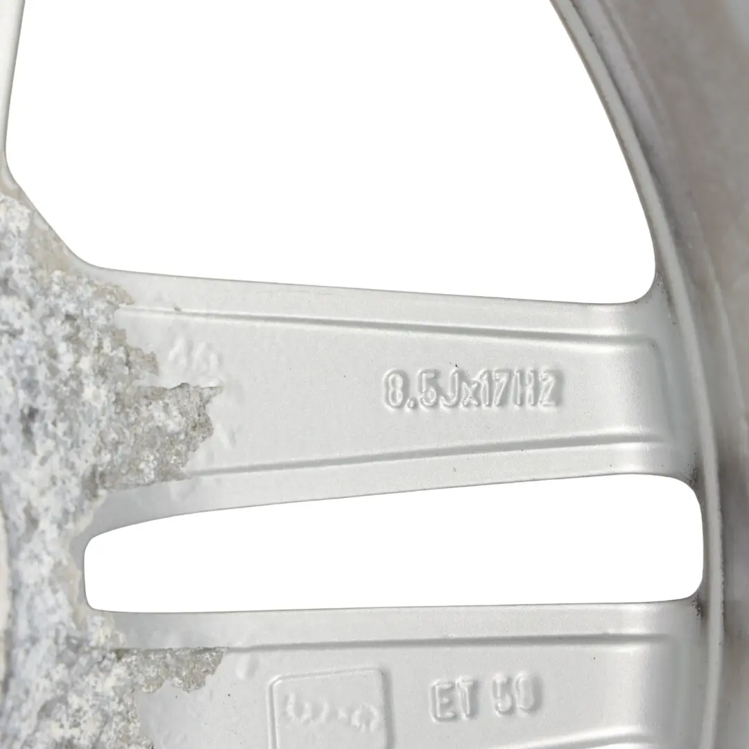 Mercedes W204 AMG Rear Alloy Wheel Rim 17" 8.5J ET:58 5 Double Spoke - SKU A2044019702-4 - Part number A2044019702