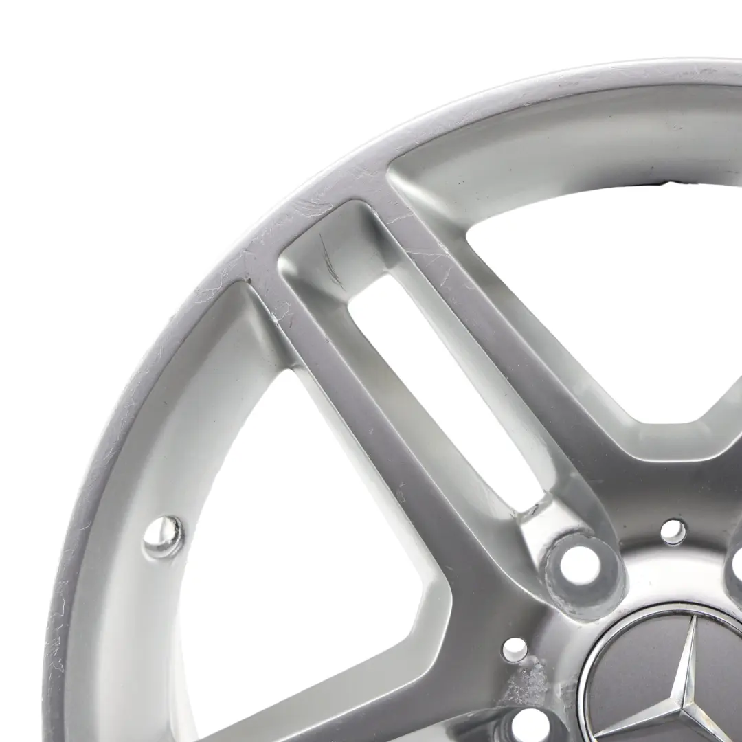 Mercedes W204 AMG Rear Alloy Wheel Rim 17" 8.5J ET:58 5 Double Spoke - SKU A2044019702-4 - Part number A2044019702