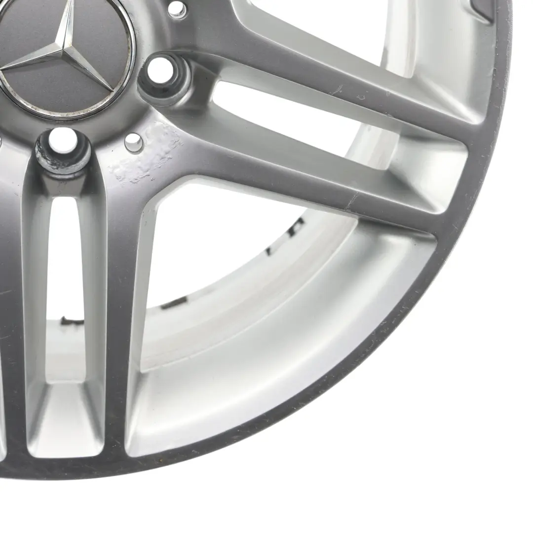 Mercedes W204 AMG Rear Alloy Wheel Rim 17" 8.5J ET:58 5 Double Spoke - SKU A2044019702-4 - Part number A2044019702