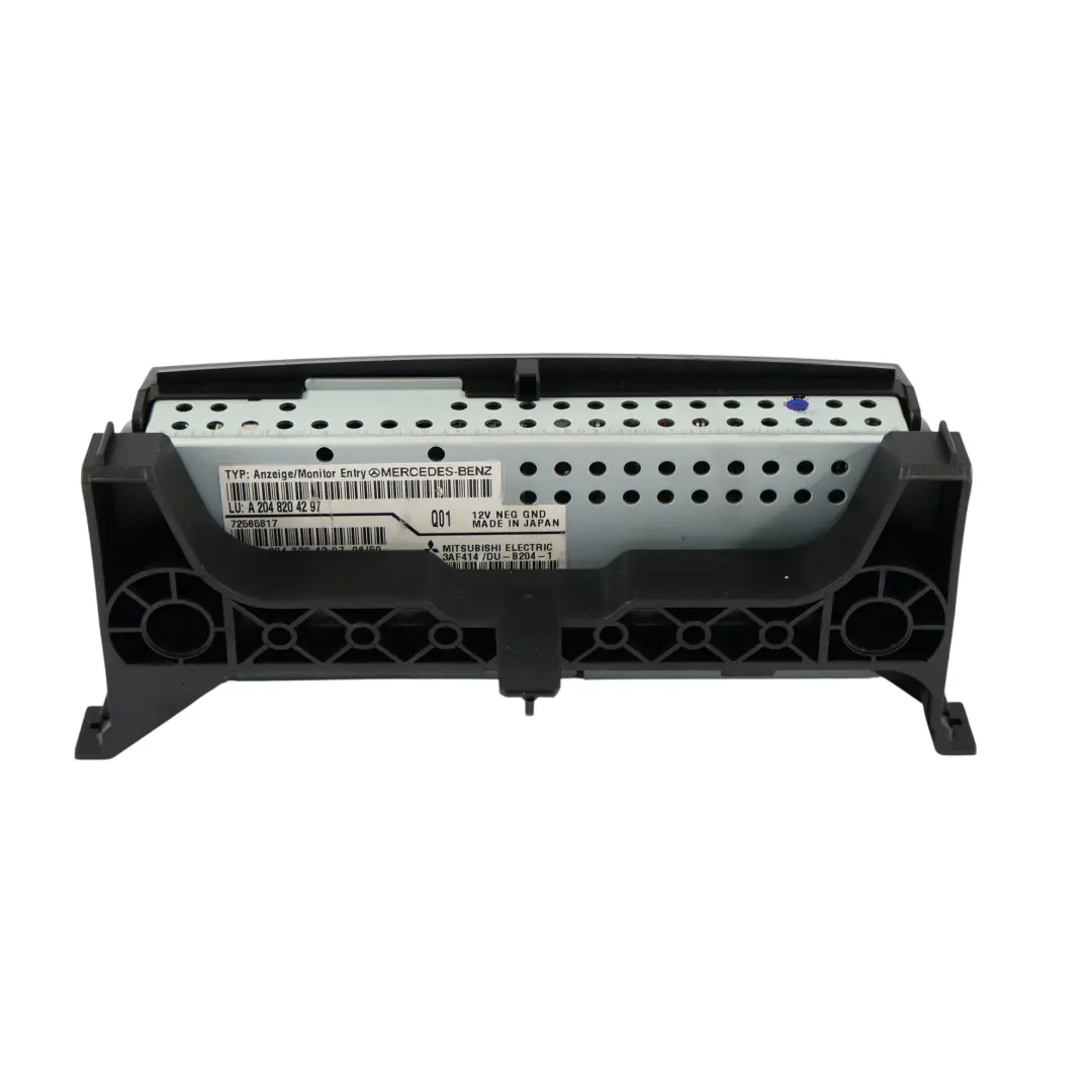 Multimedia Display Bildschirm Hauptgerät Monitor LCD für Mercedes W204 mit Teilenummer A2048204297 Mercedes W204 Multimedia Display Bildschirm Hauptgerät Monitor LCD - SKU A2048204297-1 - Teilenummer A2048204297
