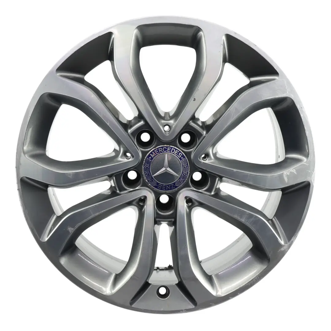  Llanta Mercedes W205 Aleación De 5 Radios Dobles, 17", 7J, ET:48,5, - SKU A2054010200-2 - Número de pieza A2054010200