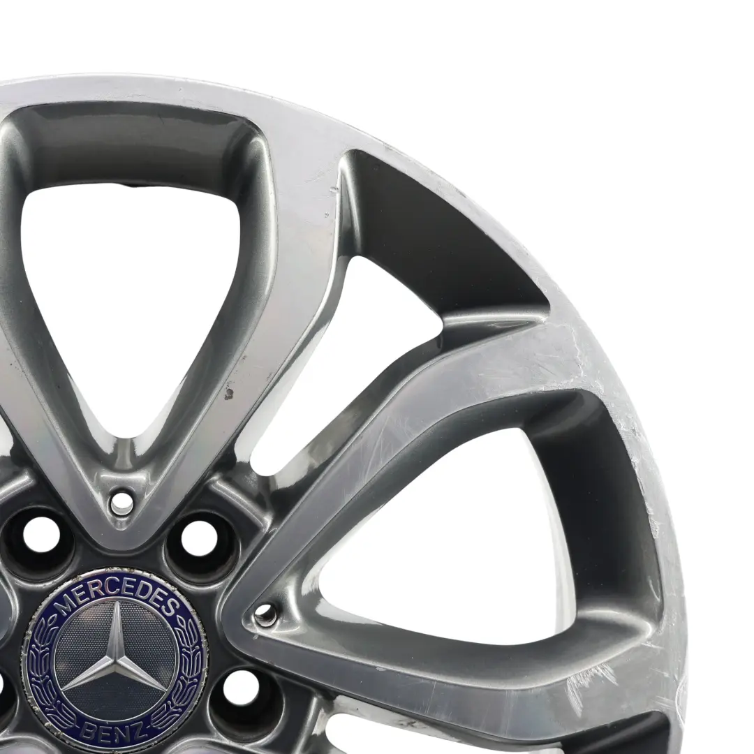Mercedes W205 Leicht Metall Felge 5-Doppel Speiche 17" 7J ET:48,5 - SKU A2054010200-2 - Teilenummer A2054010200