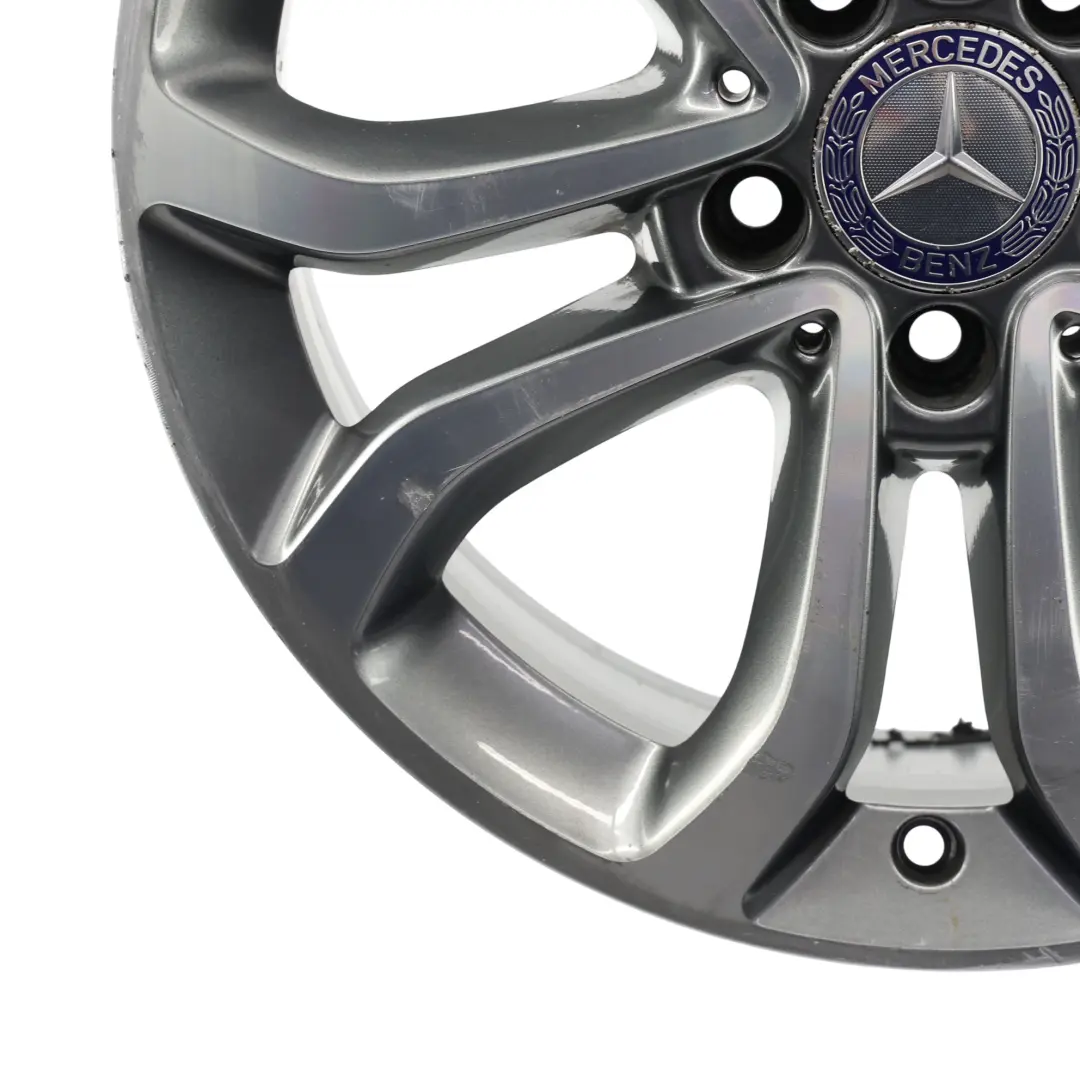 Wheel Rim Mercedes W205 Alloy 5-Double-Spoke 17" 7J ET:48,5 - SKU A2054010200-2 - Part number A2054010200