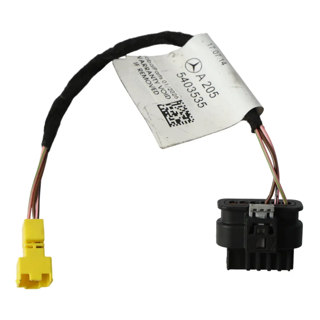 Sensor Ocupación Asiento Delantero Arnés para Mercedes W205 W238 X253 con número de pieza A2055403535 Mercedes W205 W238 X253 Sensor Ocupación Asiento Delantero Arnés - SKU A2055403535-1 - Número de pieza A2055403535