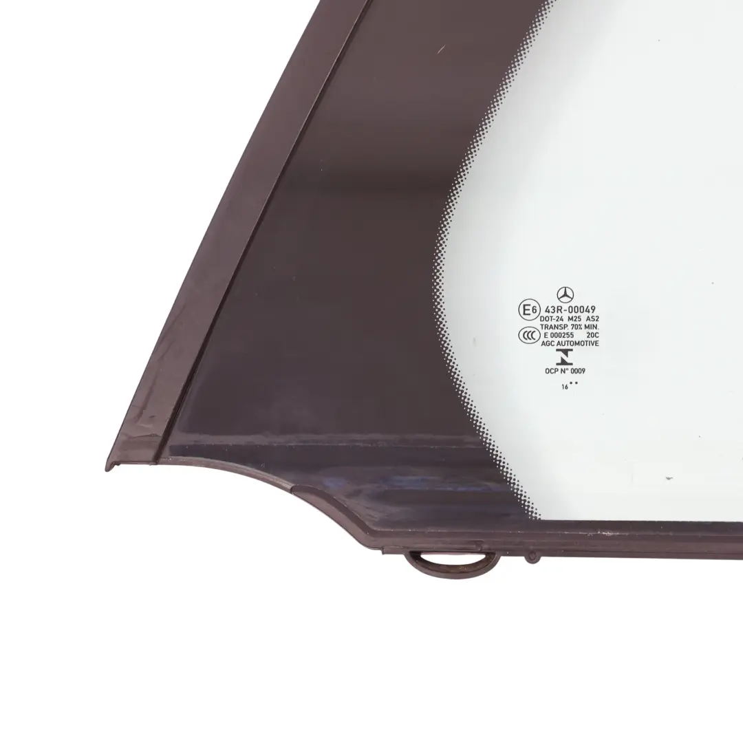 Mercedes S205 Seitenfenster Lüftungsgitter Hinten Rechts Getöntes Glas AS3 - SKU A2057300355 - Teilenummer A2057300355