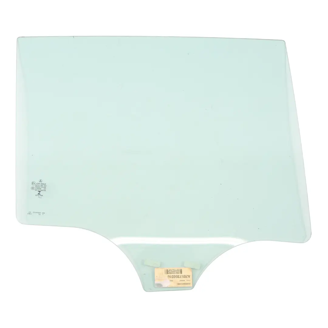 Vetro Finestra Porta Posteriore Destra Verde AS2 per Mercedes S205 con numero di parte A2057350310 Mercedes S205 Vetro Finestra Porta Posteriore Destra Verde AS2 - SKU A2057350310 - Numero di parte A2057350310