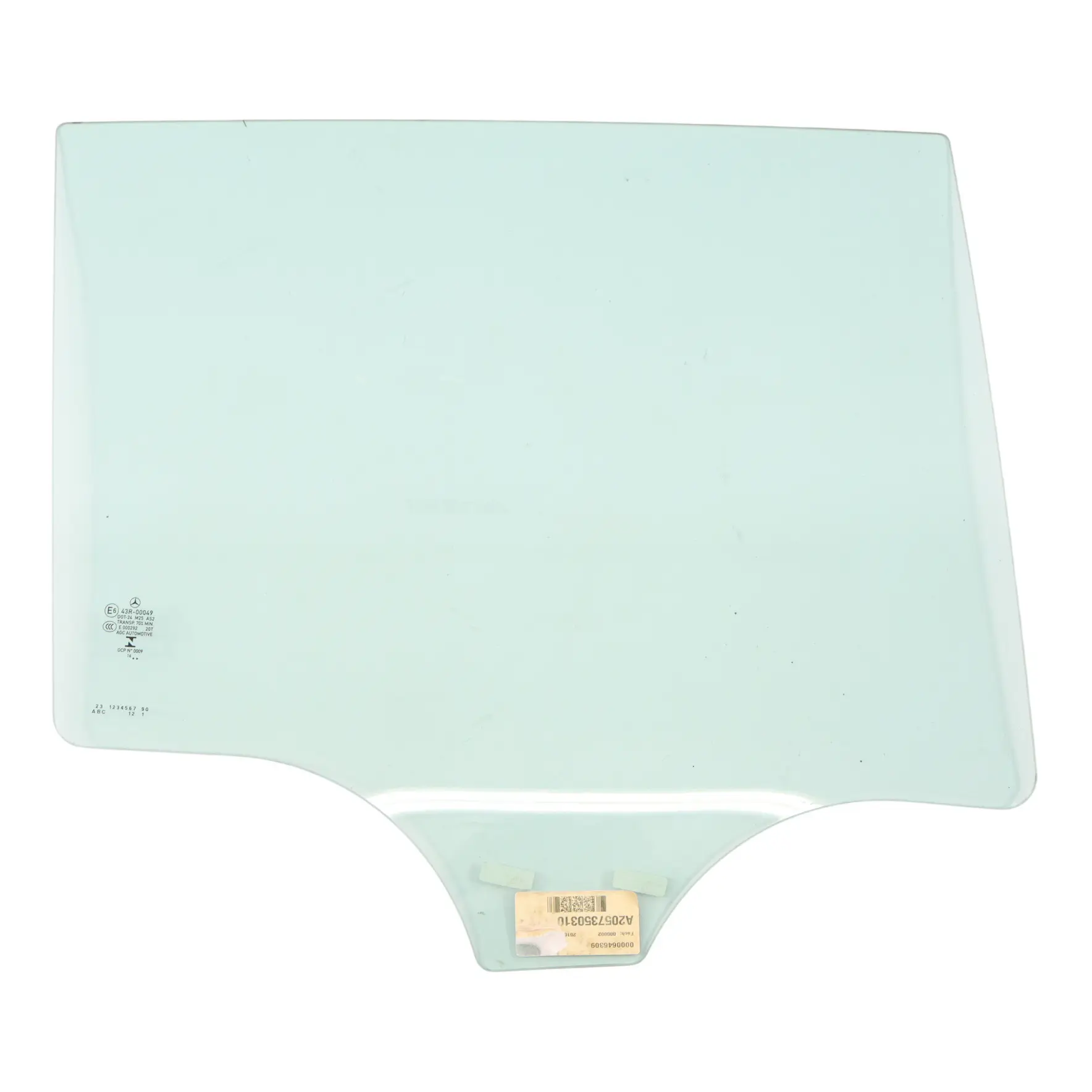 Mercedes S205 Vetro Finestra Porta Posteriore Destra Verde AS2 A2057350310