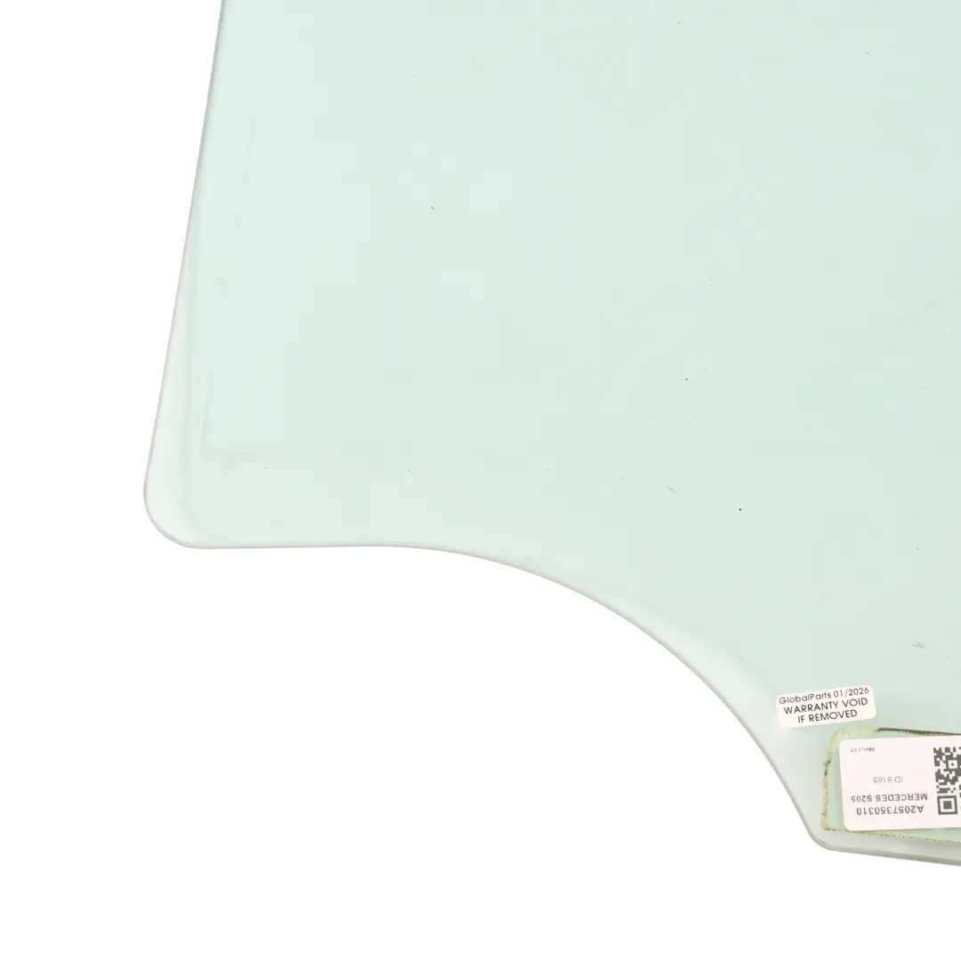 Mercedes S205 Vetro Finestra Porta Posteriore Destra Verde AS2 - SKU A2057350310 - Numero di parte A2057350310