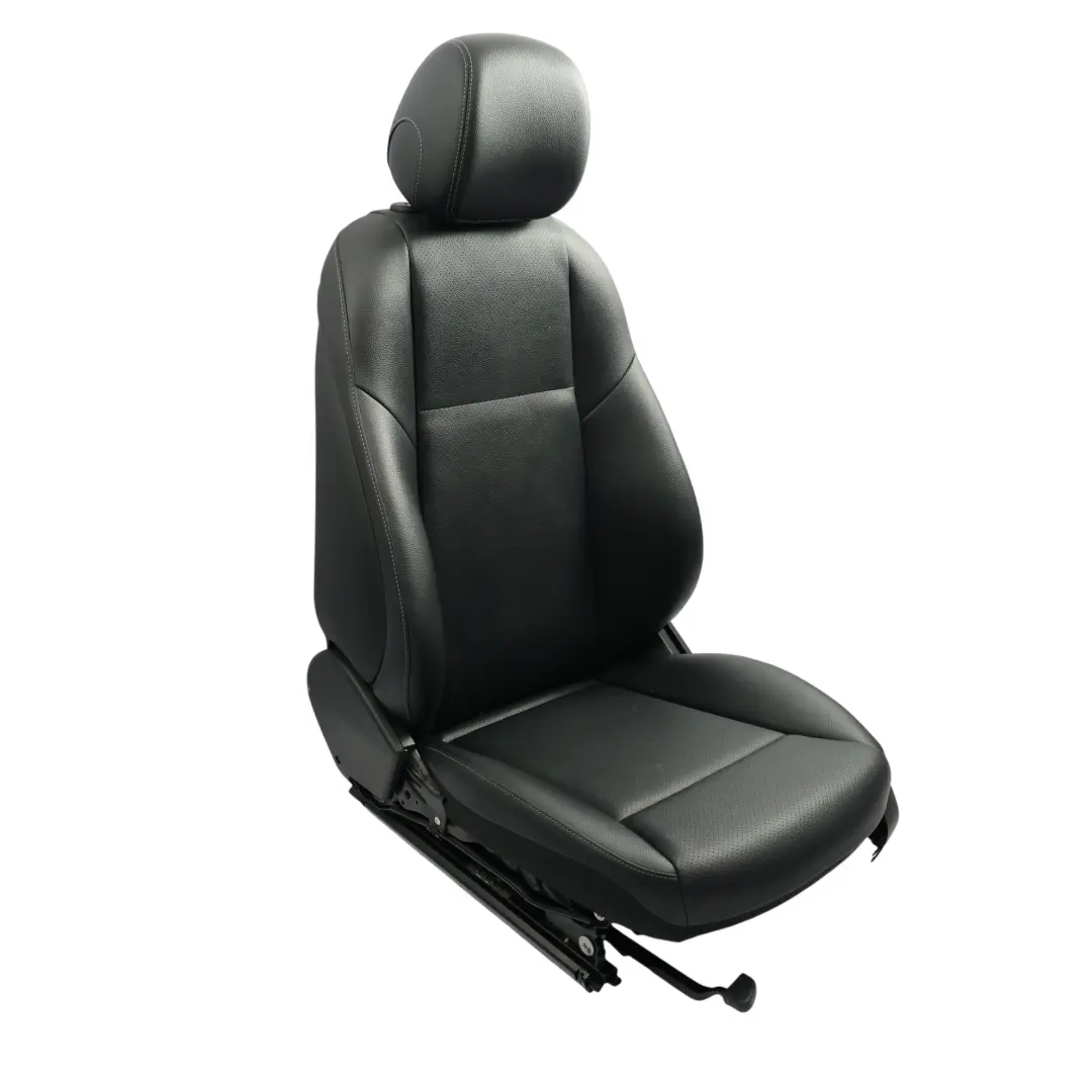 Mercedes W205 Fotel Przedni Grzany Elektryczny Ekoskóra Czarny Lewy - SKU A2059100747-6 - Numer Części A2059100747