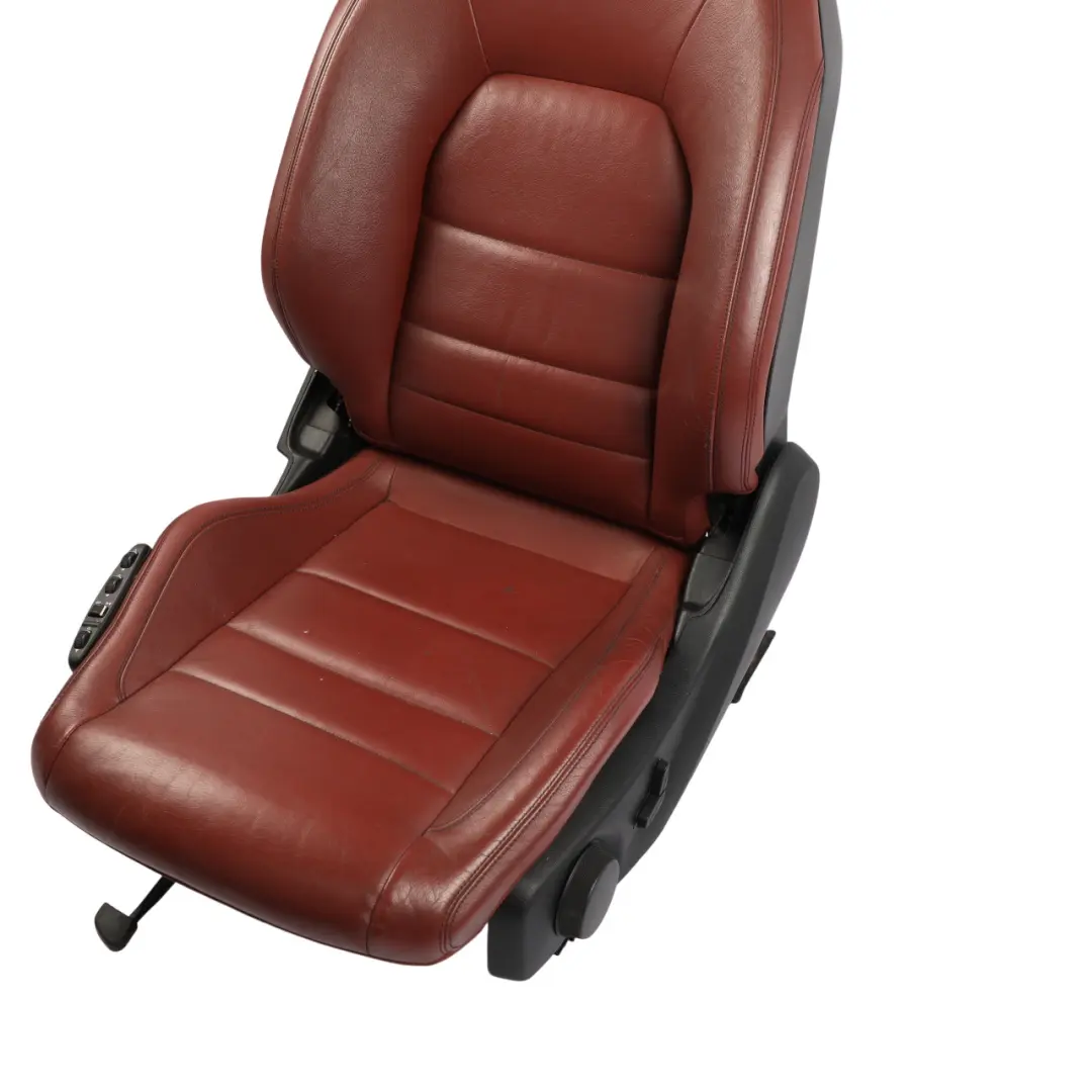 Mercedes C204 C207 Front Seat Leather Heated Electric Red Rendezvous Left N/S - SKU A2079101747-24 - Part number A2079101747