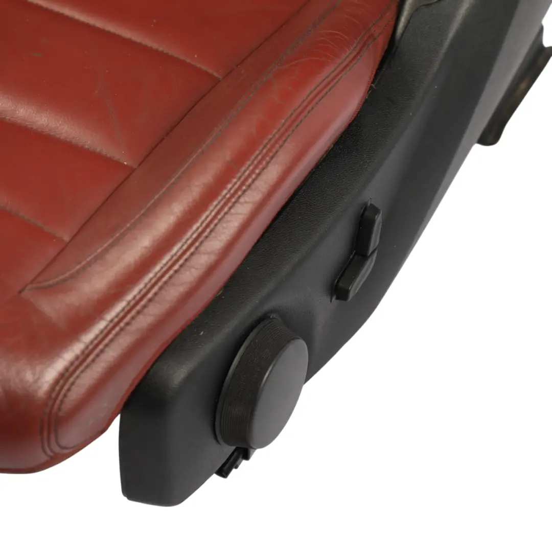 Mercedes C204 C207 Front Seat Leather Heated Electric Red Rendezvous Left N/S - SKU A2079101747-24 - Part number A2079101747