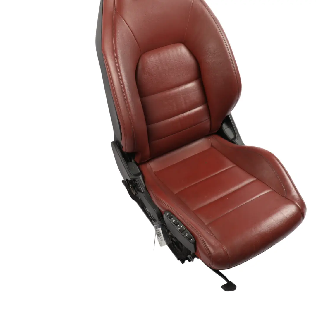 Mercedes C204 C207 Front Seat Leather Heated Electric Red Rendezvous Left N/S - SKU A2079101747-24 - Part number A2079101747