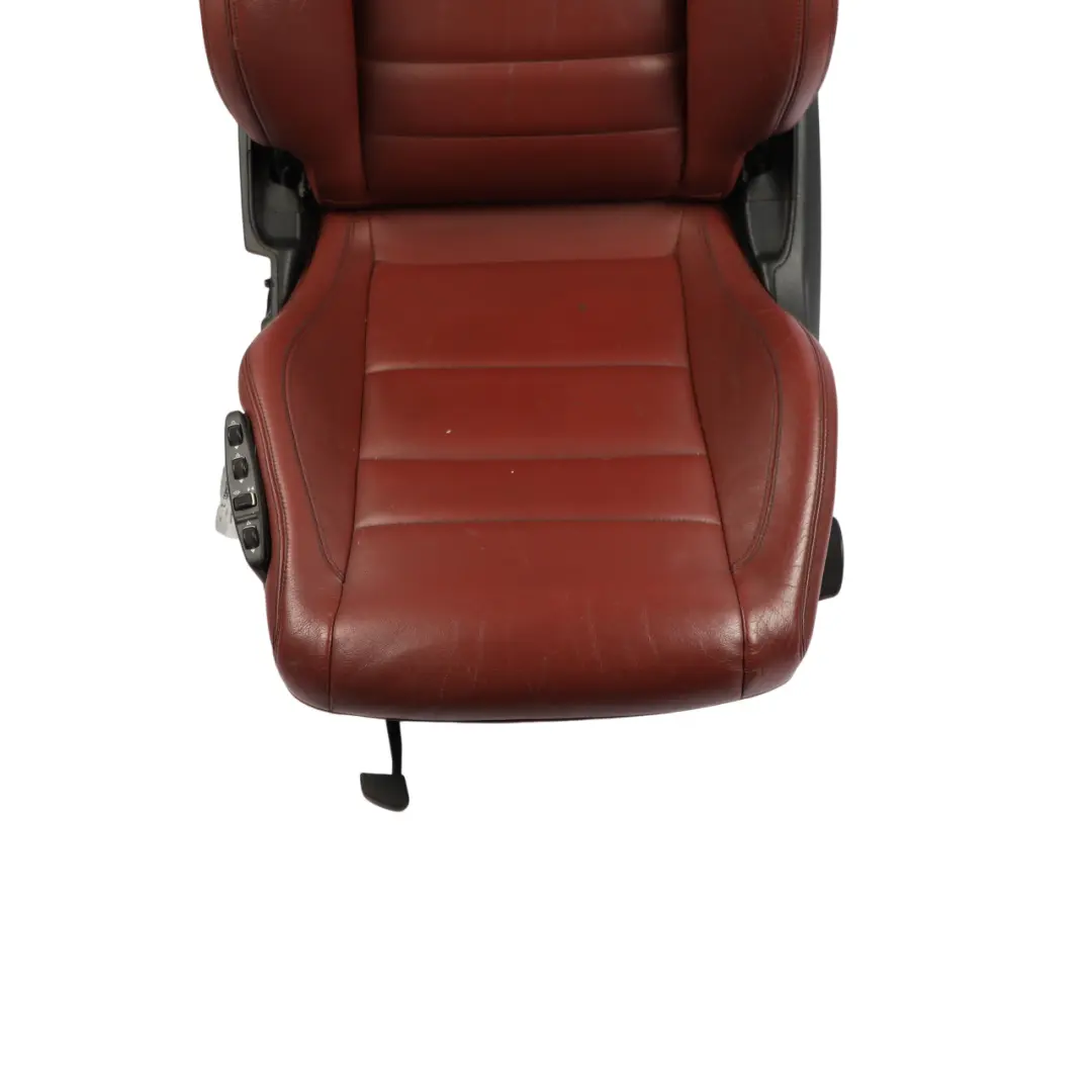 Mercedes C204 C207 Front Seat Leather Heated Electric Red Rendezvous Left N/S - SKU A2079101747-24 - Part number A2079101747