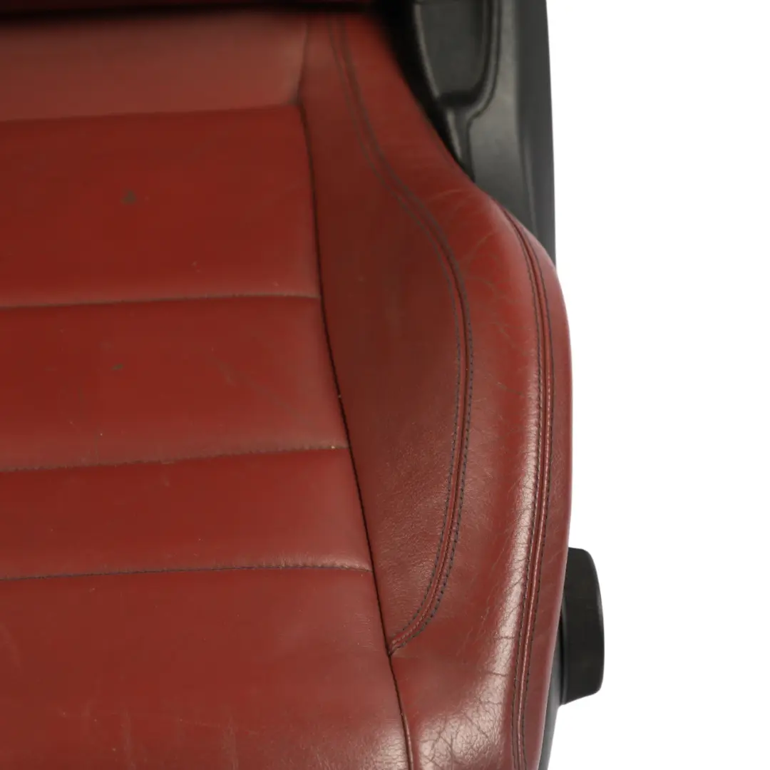 Mercedes C204 C207 Front Seat Leather Heated Electric Red Rendezvous Left N/S - SKU A2079101747-24 - Part number A2079101747