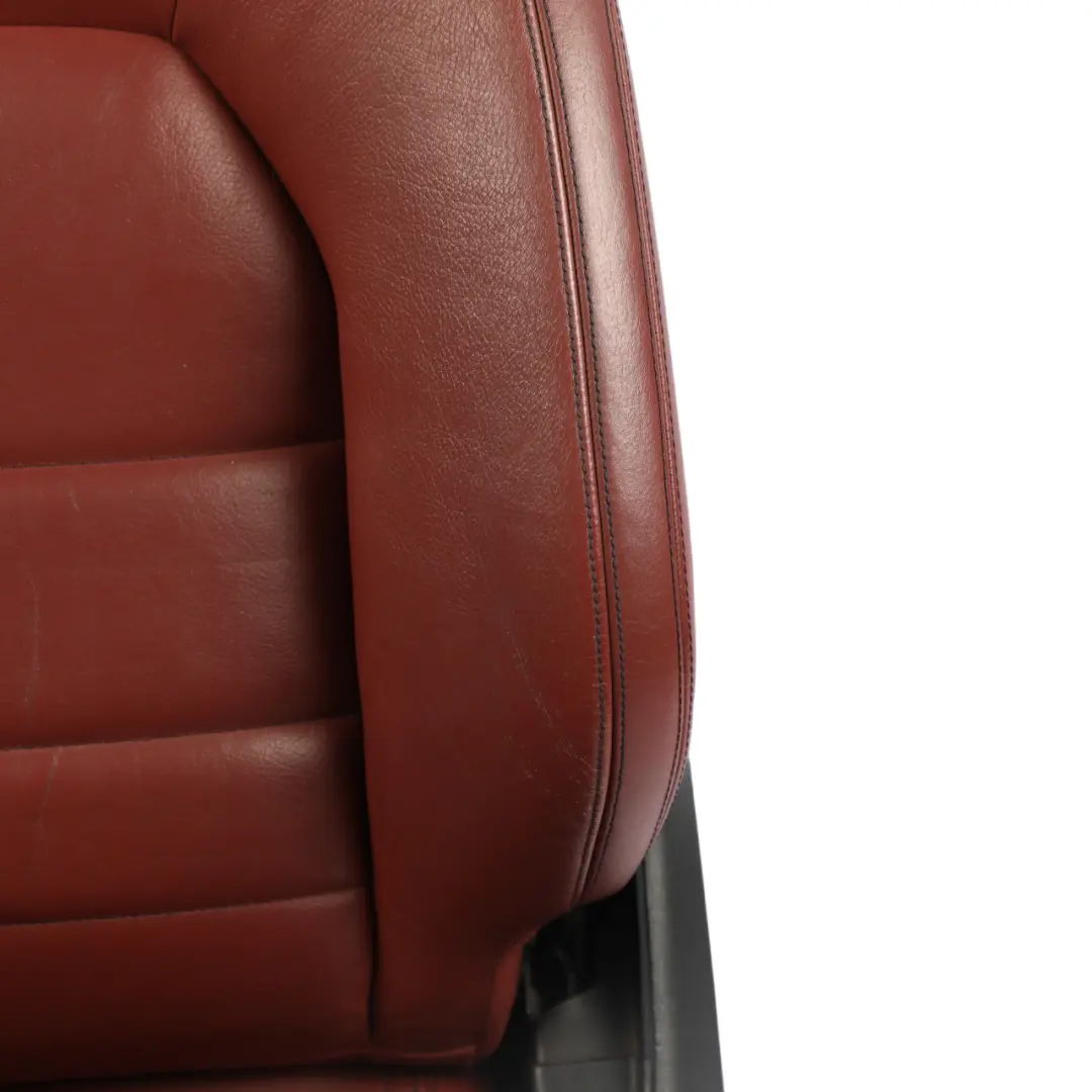 Mercedes C204 C207 Front Seat Leather Heated Electric Red Rendezvous Left N/S - SKU A2079101747-24 - Part number A2079101747