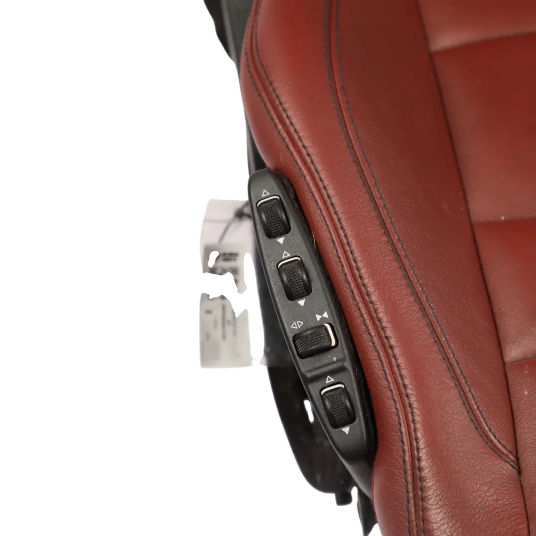 Mercedes C204 C207 Front Seat Leather Heated Electric Red Rendezvous Left N/S - SKU A2079101747-24 - Part number A2079101747