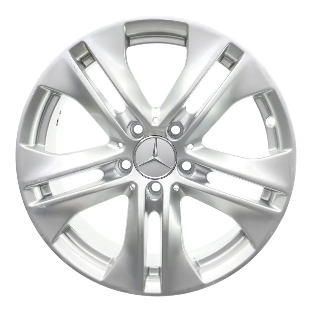 Mercedes W212 Alloy Wheel Rim 5-Double Spoke Silver 17" ET:48 8J - SKU A2124010902-1 - Part number A2124010902
