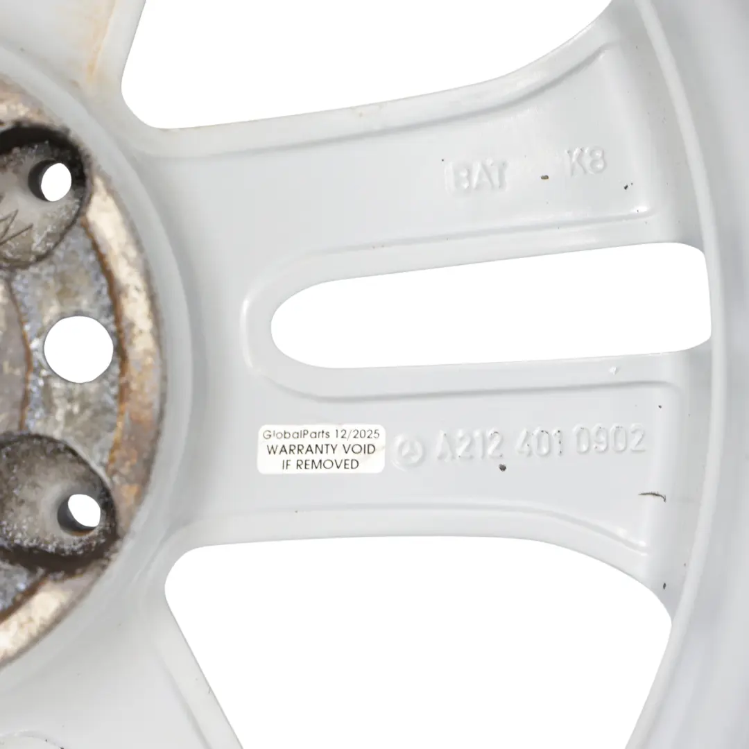 Mercedes W212 Jante Alliage Argent 5-Doubles Branches 17" ET:48 8J - SKU A2124010902-1 - Numéro de pièce A2124010902