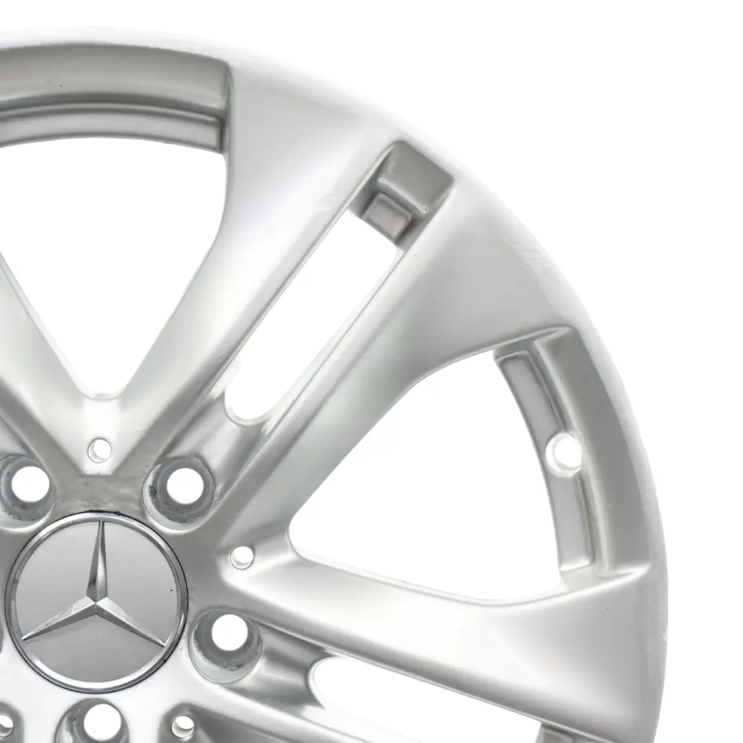 Silber Leicht Metal Felge 5-Doppelspeiche 17" ET:48 8J für Mercedes W212 mit Teilenummer A2124010902 Mercedes W212 Silber Leicht Metal Felge 5-Doppelspeiche 17" ET:48 8J - SKU A2124010902-1 - Teilenummer A2124010902