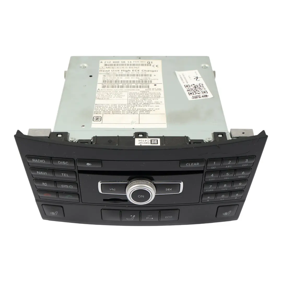 Mercedes C207 W212 W218 Head Unit Navi CD Player Navigation - SKU A2129005614-1 - Part number A2129005614