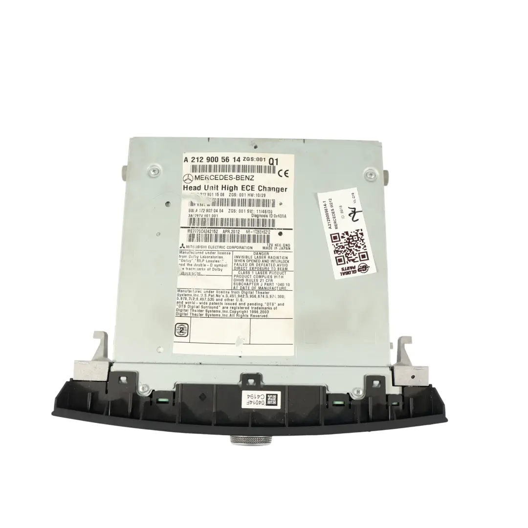 Mercedes C207 W212 W218 Unidad Principal Navi De CD Navegación - SKU A2129005614-1 - Número de pieza A2129005614