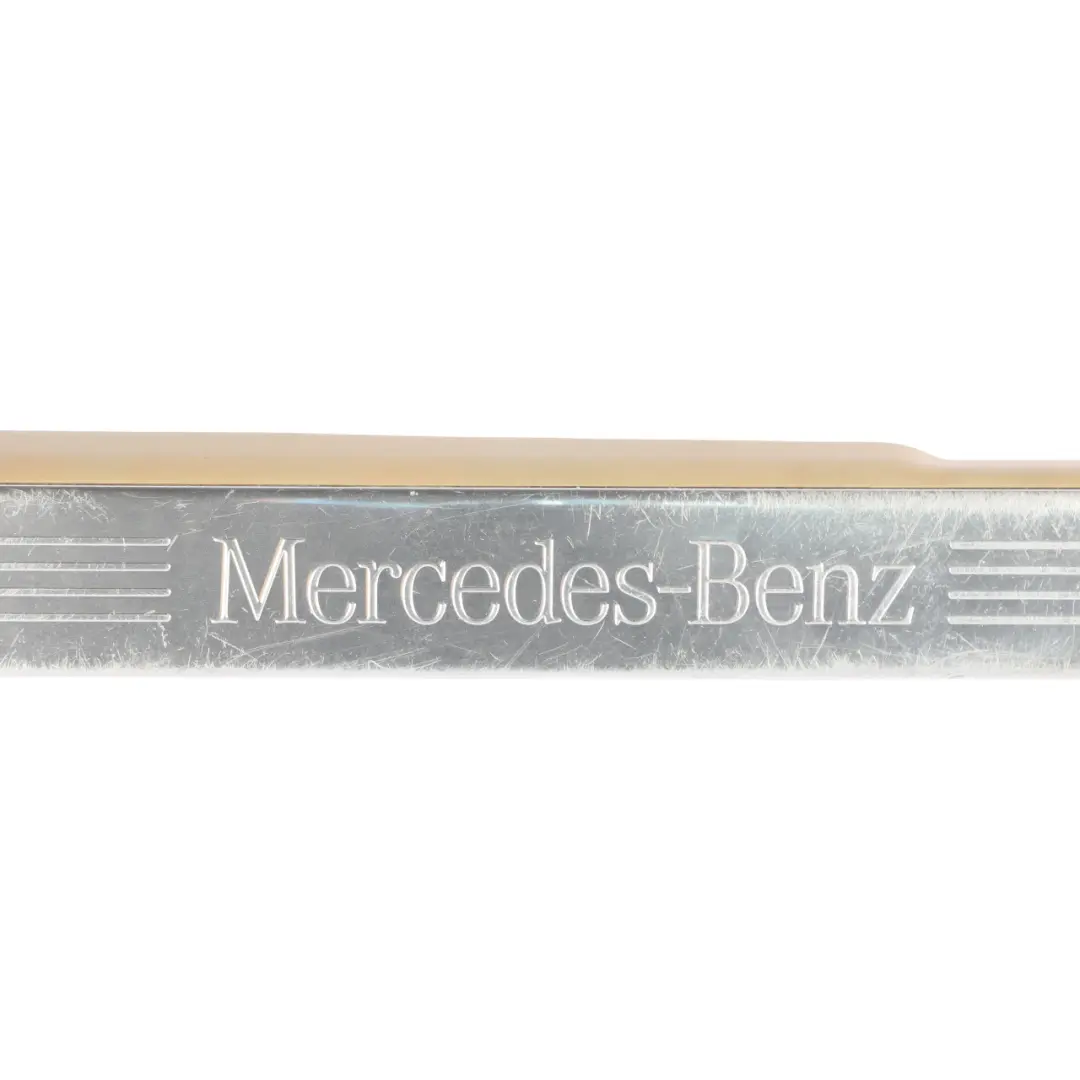 Mercedes W221 Entrance Sill Cover Trim Strip Front Right O/S Silver - SKU A2216800235-3 - Part number A2216800235