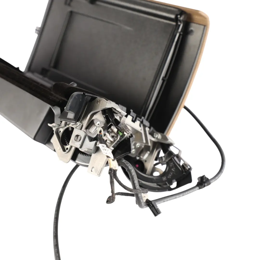 Mercedes W221 Centre Console Armrest Storage Cover Leather Beige - SKU A2216800939-2 - Part number A2216800939