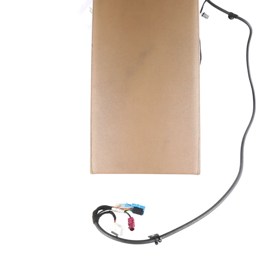 Mercedes W221 Centre Console Armrest Storage Cover Leather Beige - SKU A2216800939-2 - Part number A2216800939