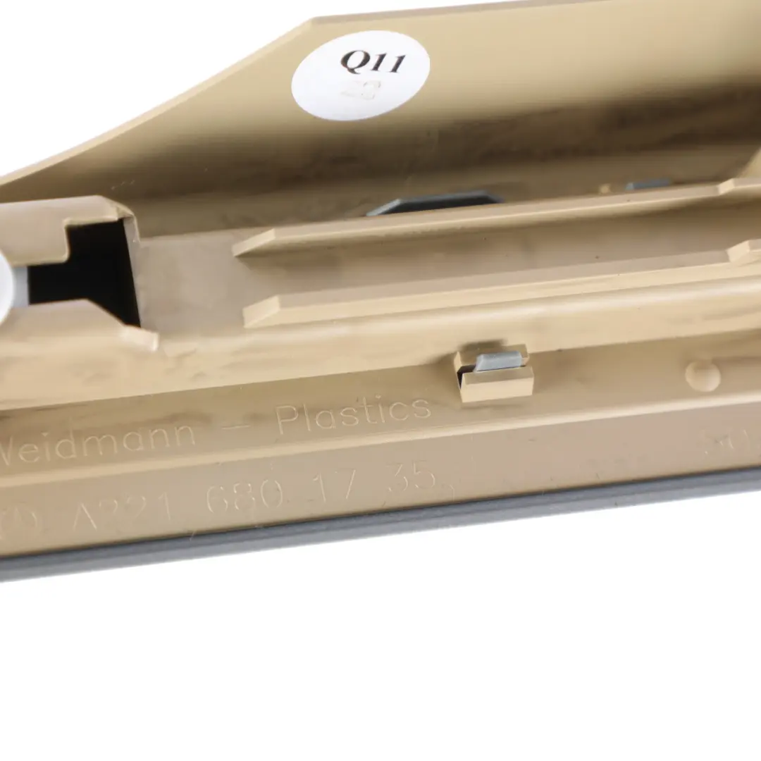 Mercedes W221 Door Sill Panel Trim Strip Cover Rear Left N/S Silver - SKU A2216801735-1 - Part number A2216801735