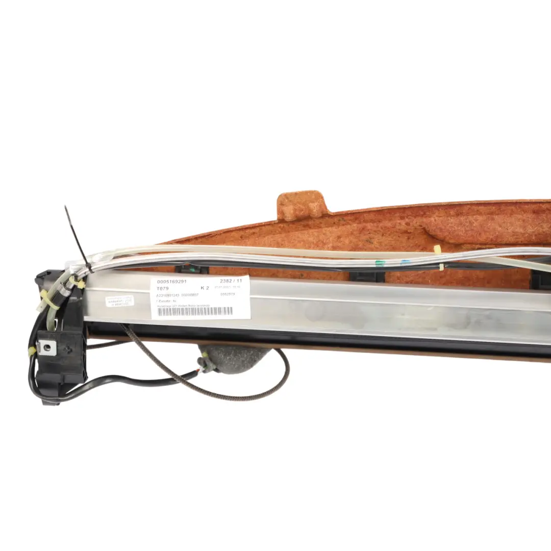 Electrical Parcel Shelf Rear Roller Blind Beige to Mercedes W221 with Part number A2216901249 Mercedes W221 Electrical Parcel Shelf Rear Roller Blind Beige - SKU A2216901249 - Part number A2216901249