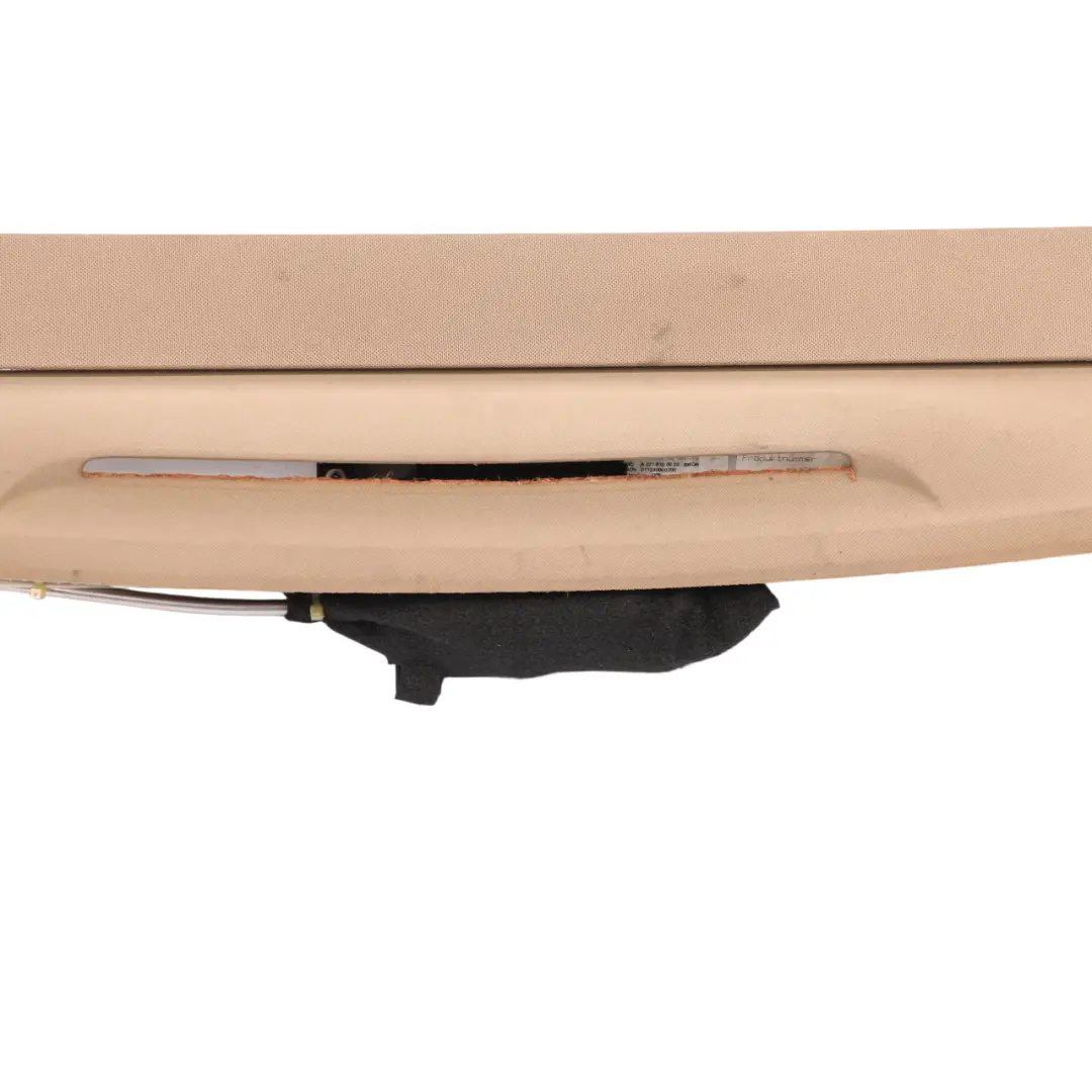 Electrical Parcel Shelf Rear Roller Blind Beige to Mercedes W221 with Part number A2216901249 Mercedes W221 Electrical Parcel Shelf Rear Roller Blind Beige - SKU A2216901249 - Part number A2216901249