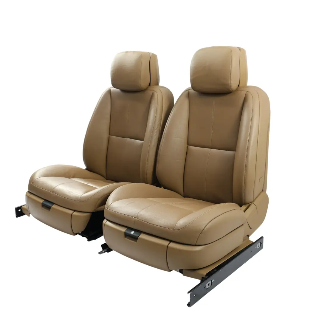 Mercedes W221 Front Seats Heated Memory Leather Brown Left Right N/O/S SET KIT - SKU A2219103447-SET - Part number A2219103447