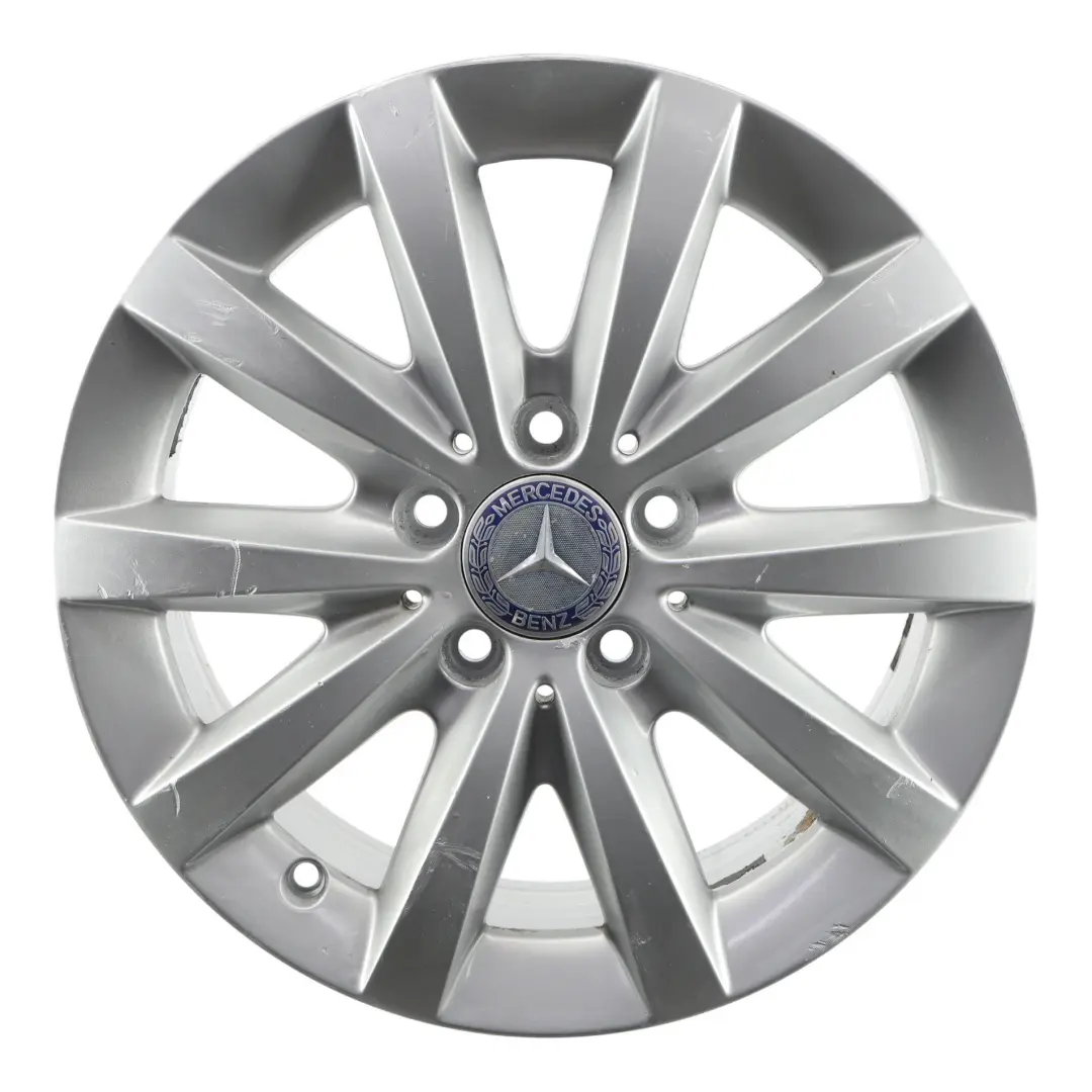 Mercedes W176 W246 Felga Aluminiowa Srebrna 16" ET:49 6,5J - SKU A2464010500-2 - Numer Części A2464010500