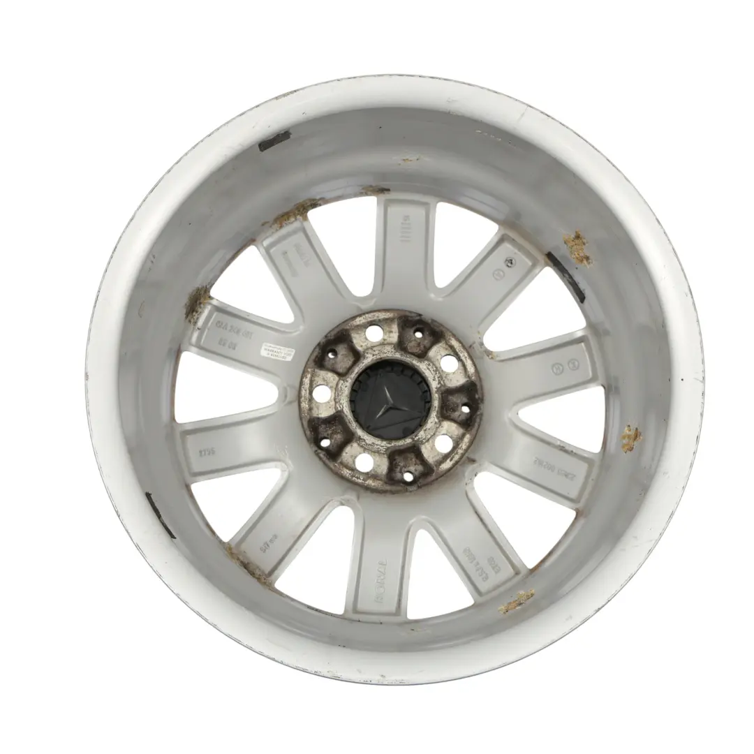 Mercedes W176 W246 Cerchio In Lega Argento 10 Razze 16" ET:49 6,5J - SKU A2464010500-2 - Numero di parte A2464010500