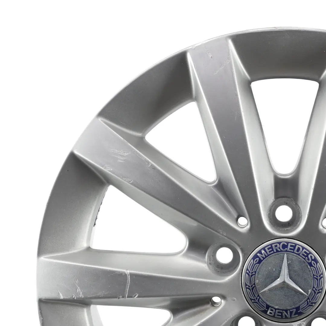 Mercedes W176 W246 Cerchio In Lega Argento 10 Razze 16" ET:49 6,5J - SKU A2464010500-2 - Numero di parte A2464010500