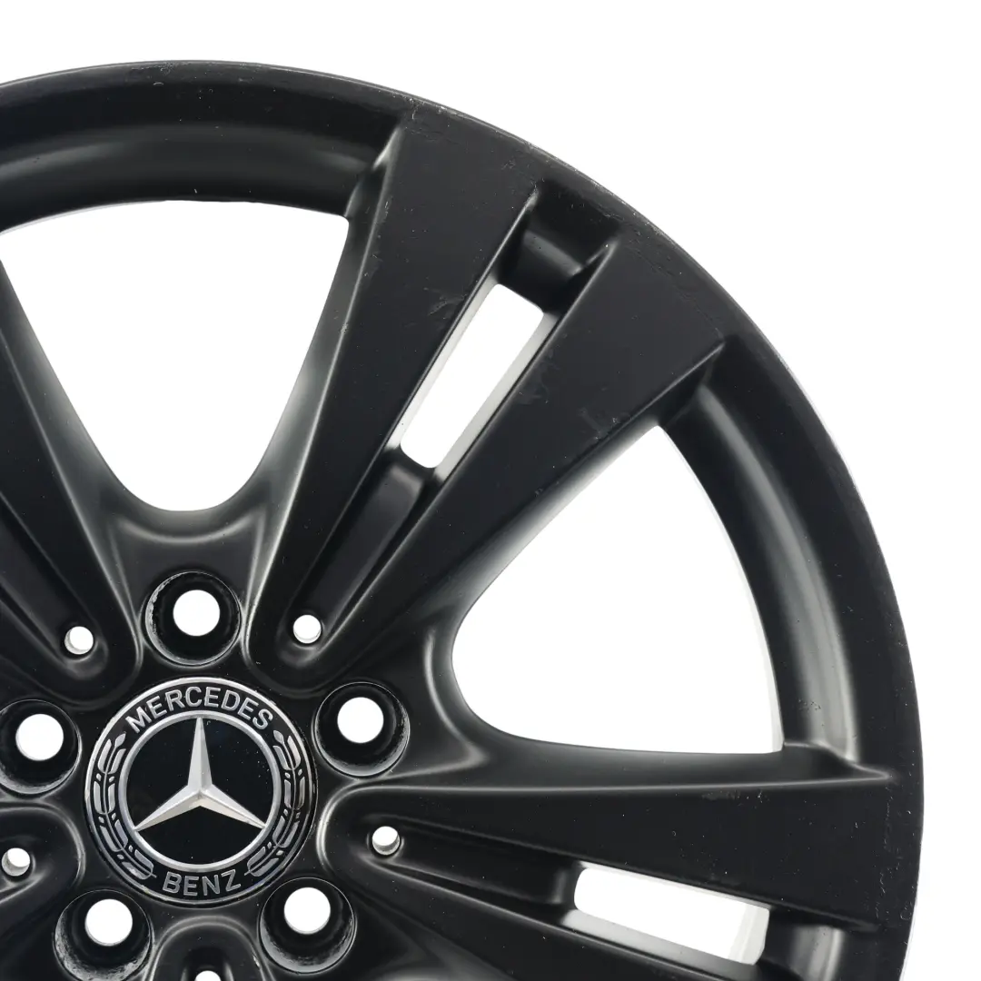 Alloy Wheel Rim 17" ET:52,5 7,5J to Mercedes W176 W246 Black with Part number A2464011400 Mercedes W176 W246 Black Alloy Wheel Rim 17" ET:52,5 7,5J - SKU A2464011400-3 - Part number A2464011400
