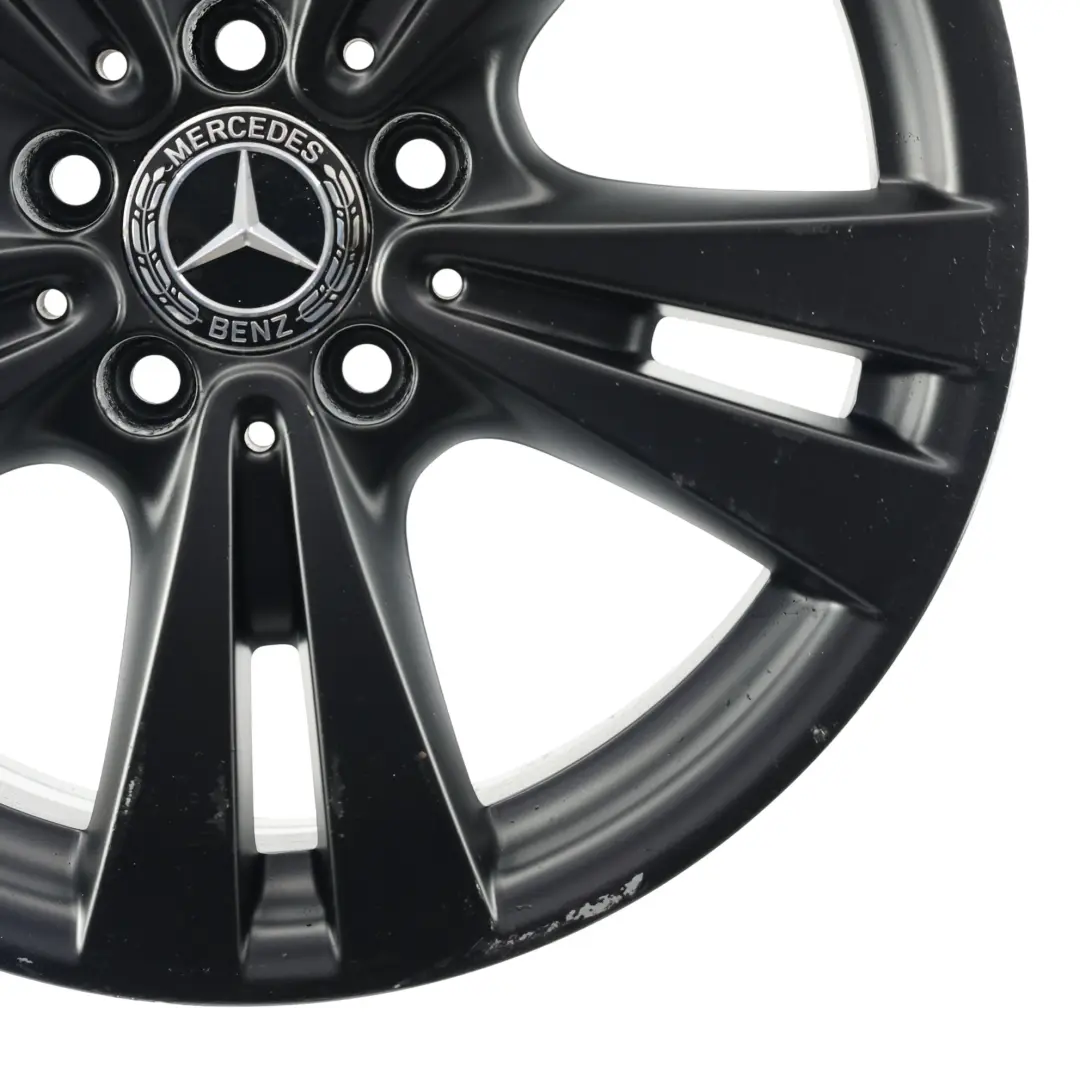 Mercedes W176 W246 Jante alliage noire 17" ET:52,5 7,5J - SKU A2464011400-3 - Numéro de pièce A2464011400