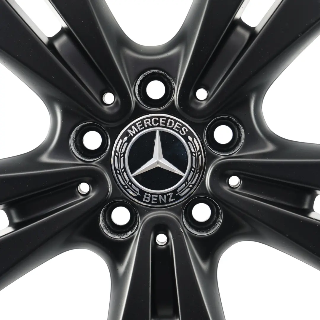 Mercedes W176 W246 Black Alloy Wheel Rim 17" ET:52,5 7,5J - SKU A2464011400-3 - Part number A2464011400