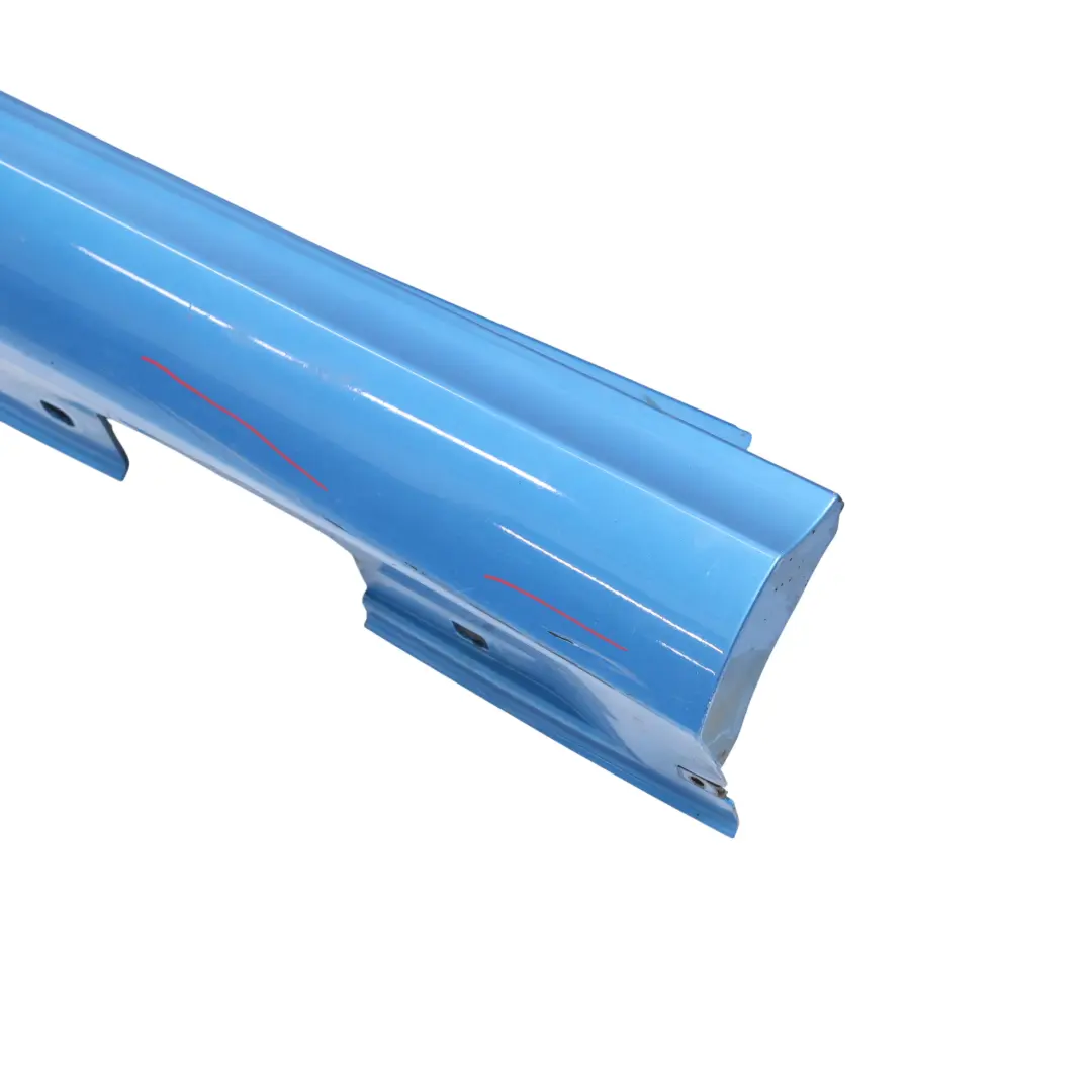 Mercedes W117 W176 W246 Side Skirt Left N/S Door Sill Cover South Seas Blue 162 - SKU A2466980554-SSB - Part number A2466980554