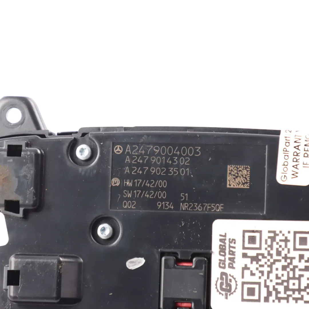 Mercedes W177 Console Centrale Pannello Interruttore Touchpad - SKU A2479004003-1 - Numero di parte A2479004003