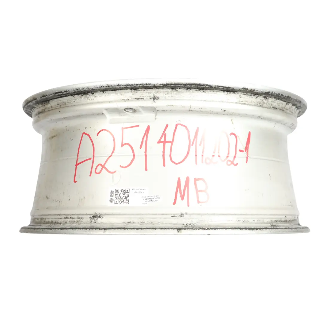 Srebrna felga aluminiowa 19" 8J ET:67 5 szprych do Mercedes W251 o numerze A2514011202 Mercedes W251 Srebrna felga aluminiowa 19" 8J ET:67 5 szprych - SKU A2514011202-1 - Numer Części A2514011202