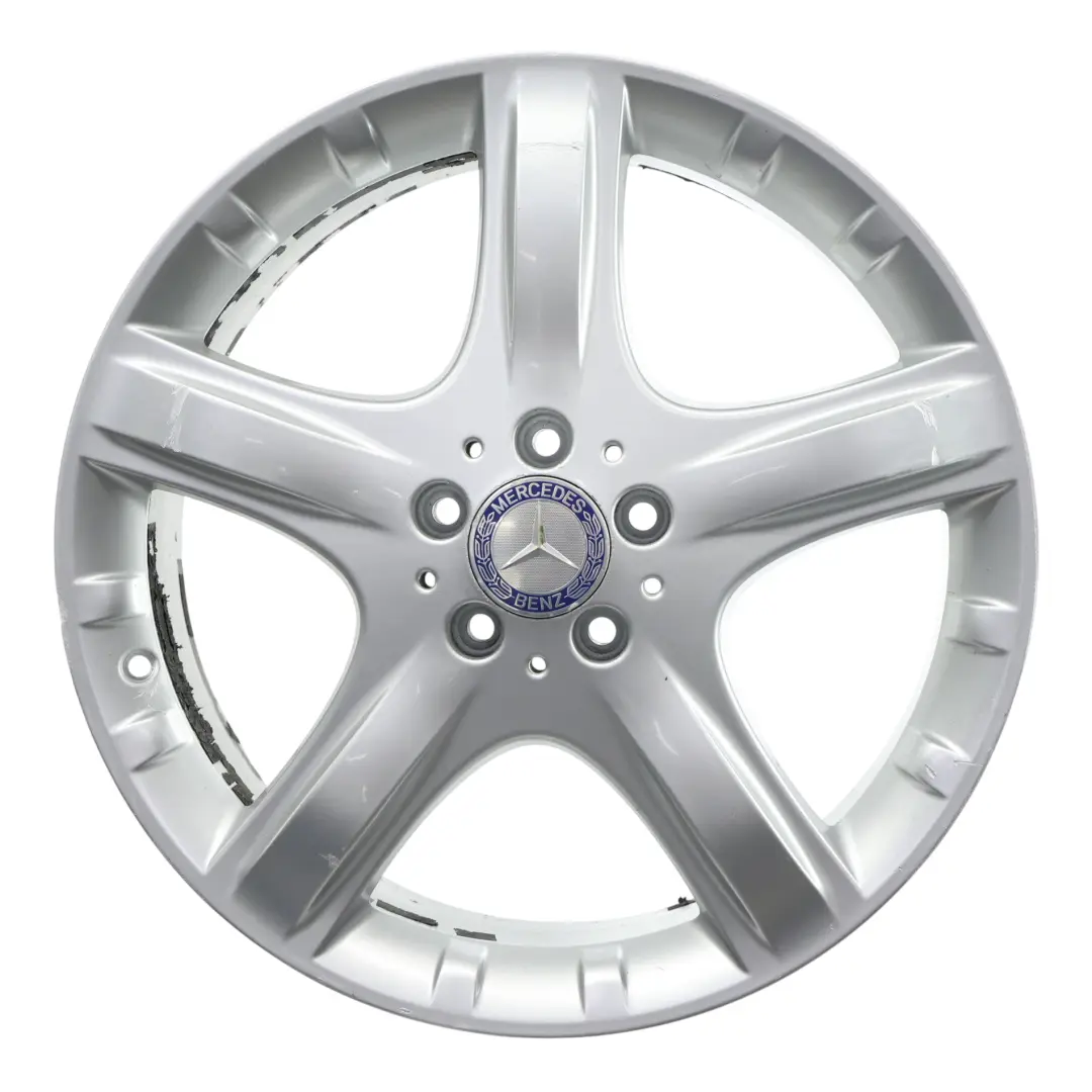 Alloy Rim 19" 8J ET:67 5 Spoke to Mercedes W251 Silver Wheel with Part number A2514011202 Mercedes W251 Silver Wheel Alloy Rim 19" 8J ET:67 5 Spoke - SKU A2514011202-3 - Part number A2514011202
