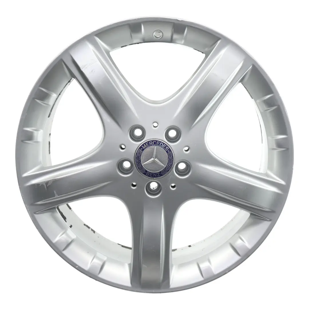 Alloy Rim 19" 8J ET:67 5 Spoke to Mercedes W251 Silver Wheel with Part number A2514011202 Mercedes W251 Silver Wheel Alloy Rim 19" 8J ET:67 5 Spoke - SKU A2514011202-4 - Part number A2514011202