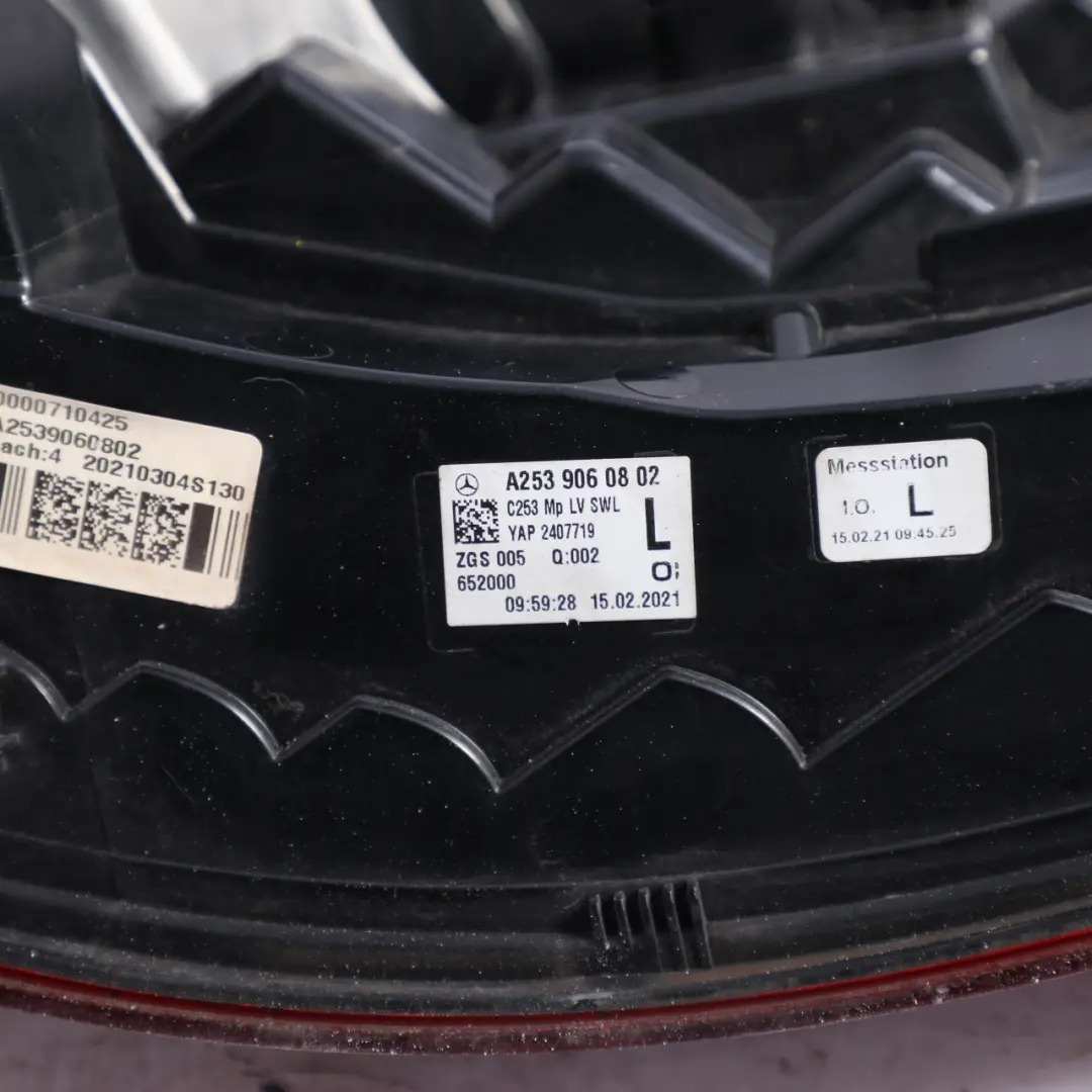 Mercedes GLC C253 Coupe Rückleuchte Links Seitenverkleidung Licht - SKU A2539060802 - Teilenummer A2539060802