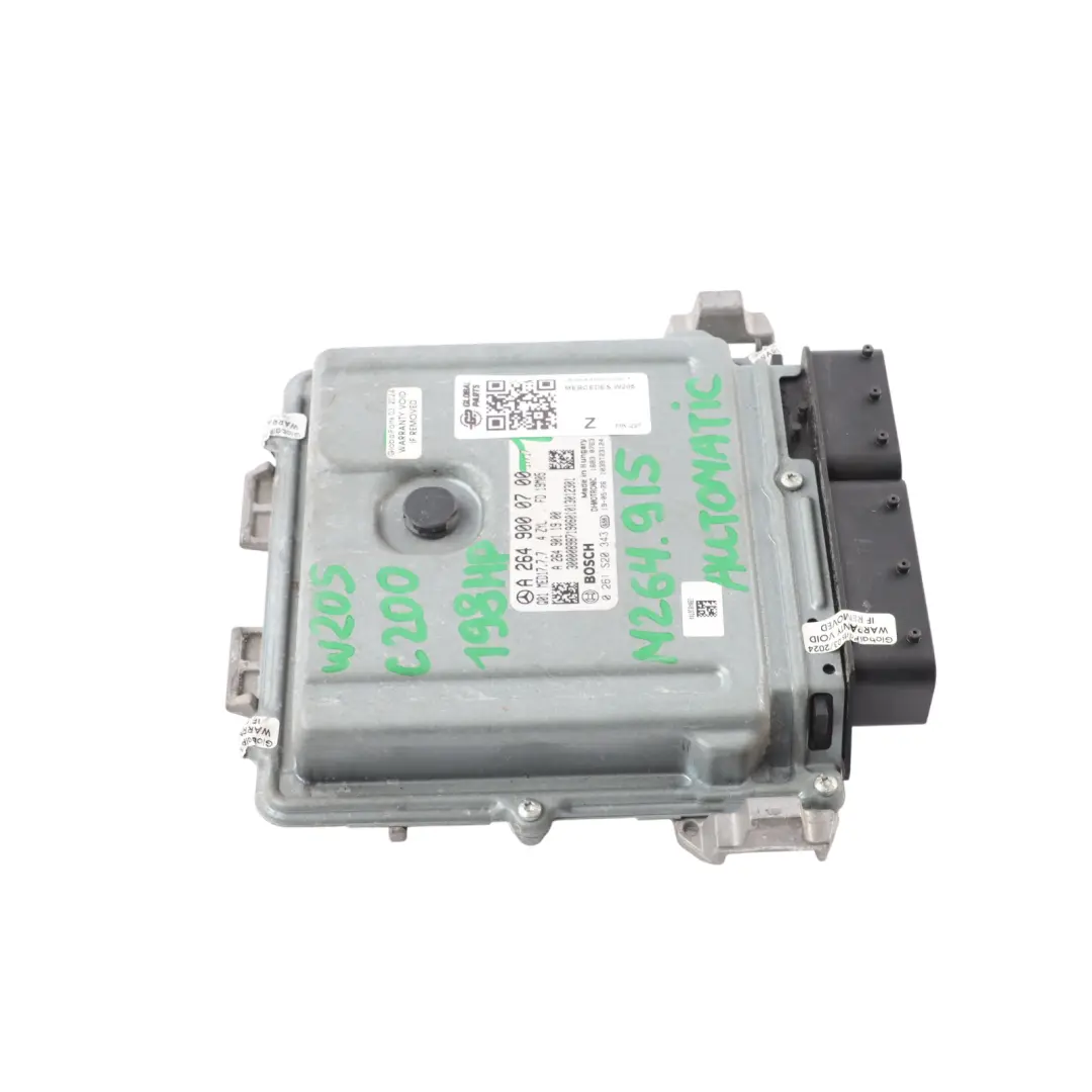 Mercedes W205 C200 264.915 198HP Engine Control ECU Kit Automatic - SKU A2649000700-1 - Part number A2649000700