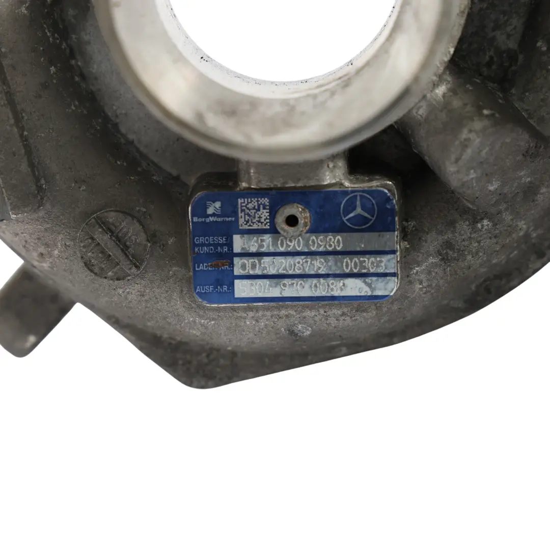 Mercedes Sprinter W906 Diesel OM651 Carcasa Turbocompresor Escape - SKU A6510905280-5 - Número de pieza A6510905280