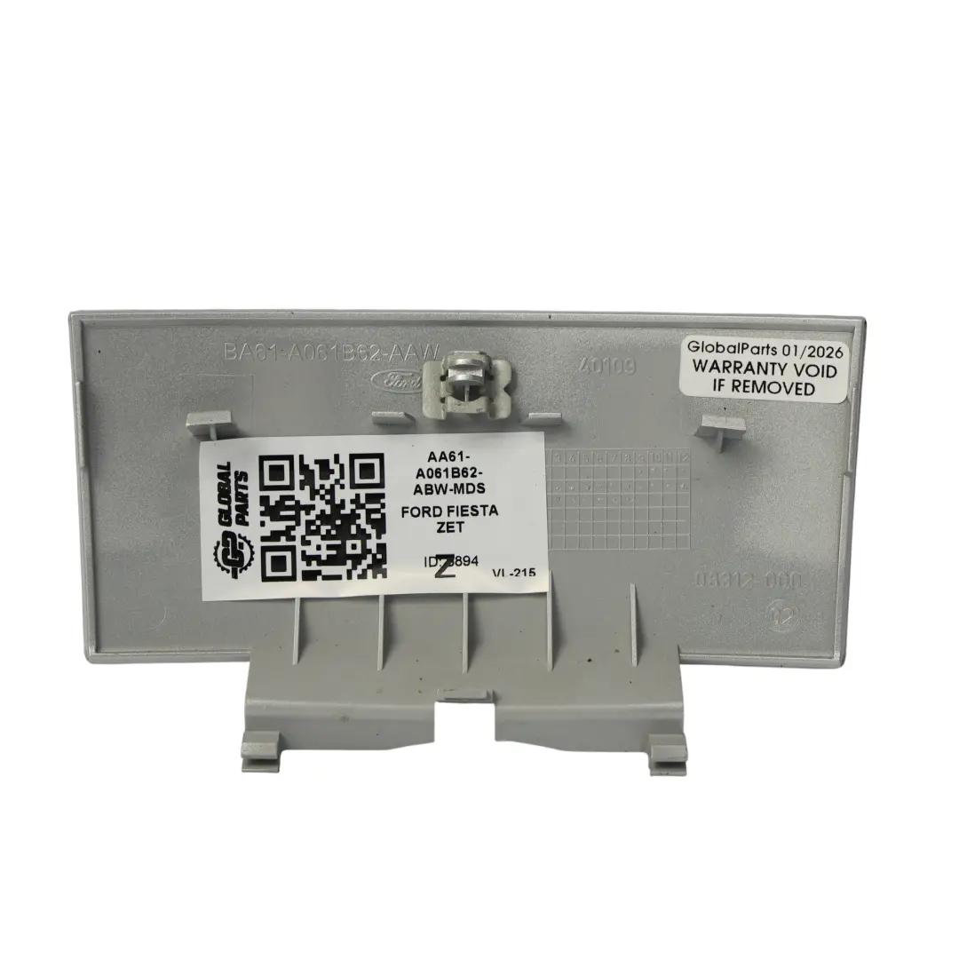 Ford Fiesta Mk7 Armaturenbrett Zierleiste Mondstaubsilber ZJ AA61A061B62ABW - SKU AA61-A061B62-ABW-MDS - Teilenummer AA61-A061B62-ABW