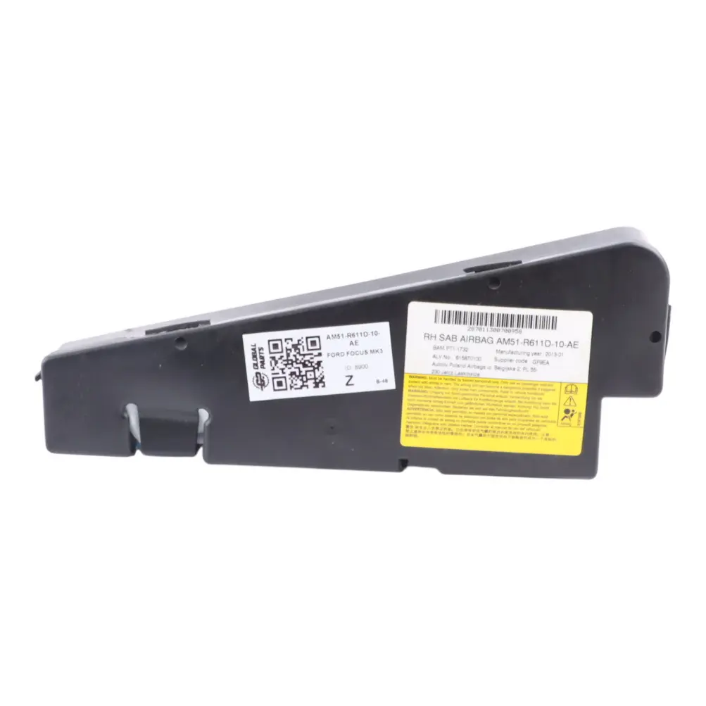 Ford Focus Mk3 Seat Side Air Module Black Front Right O/S - SKU AM51-R611D10-AE - Part number AM51-R611D10-AE
